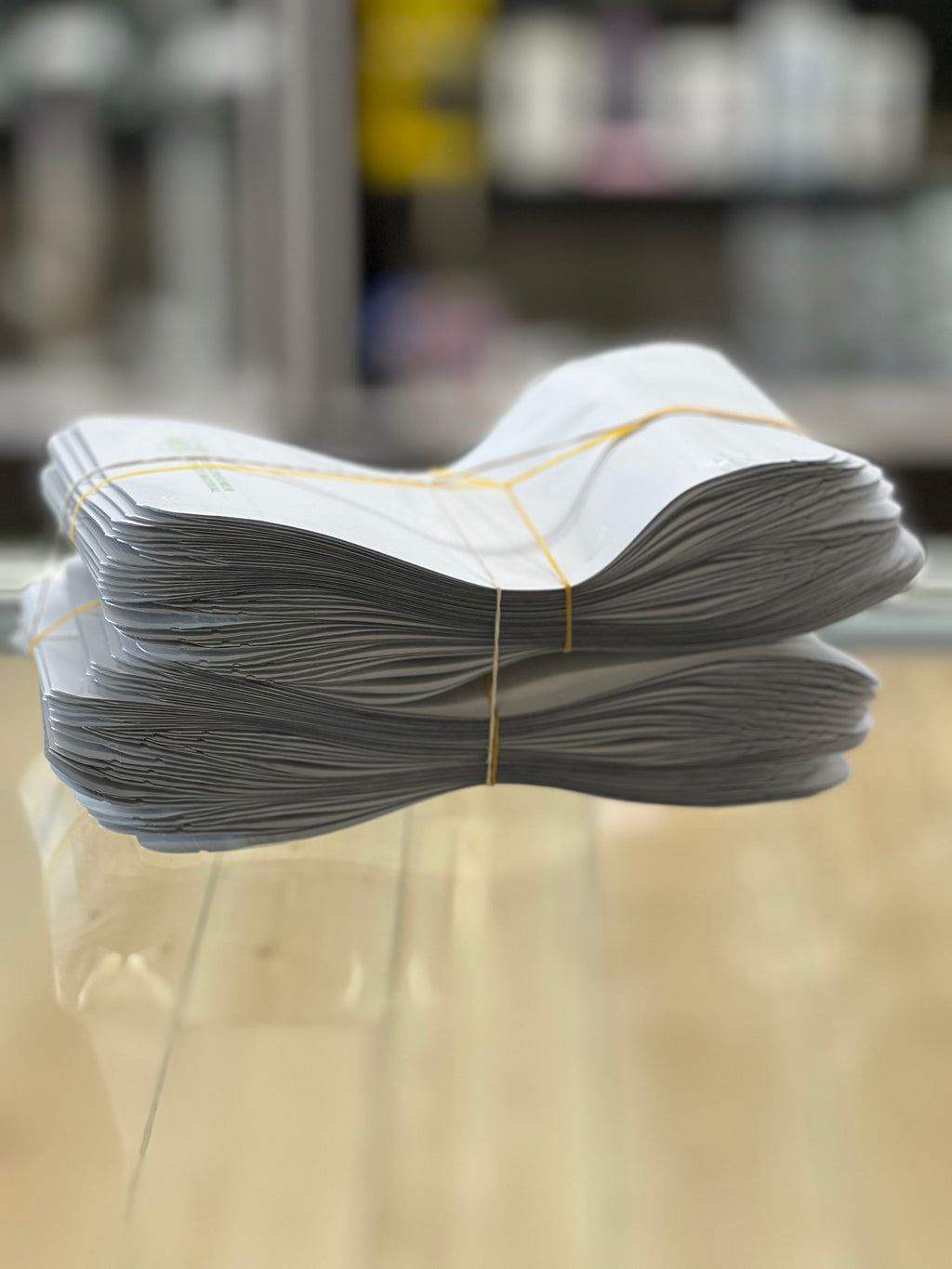 1/4oz White Mylar Bags 100pk