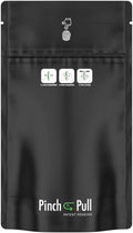 Black Pinch and Pull Mylar Bags 1/4oz 100ct