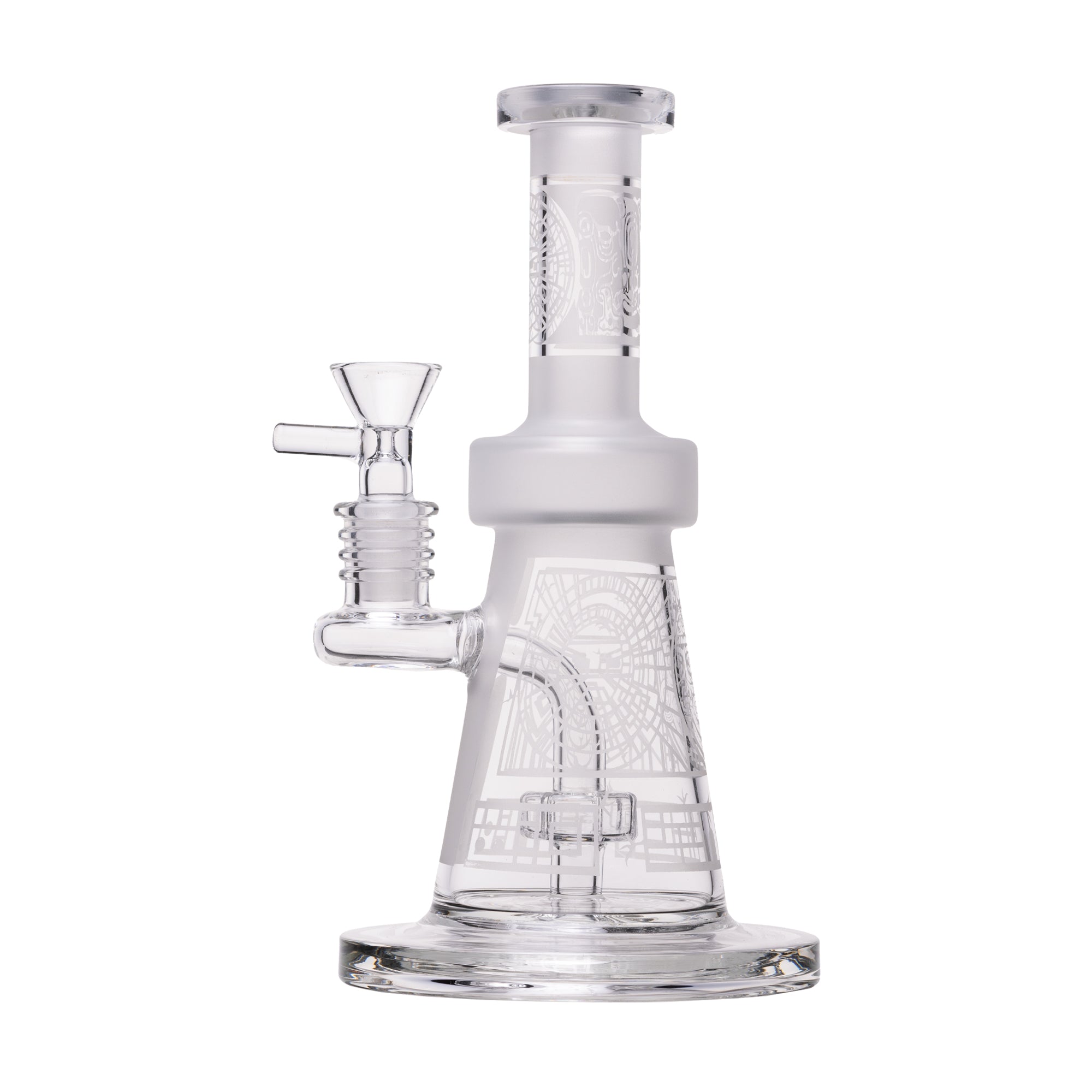 Human Grade Aztec Sandblasted Water Pipe