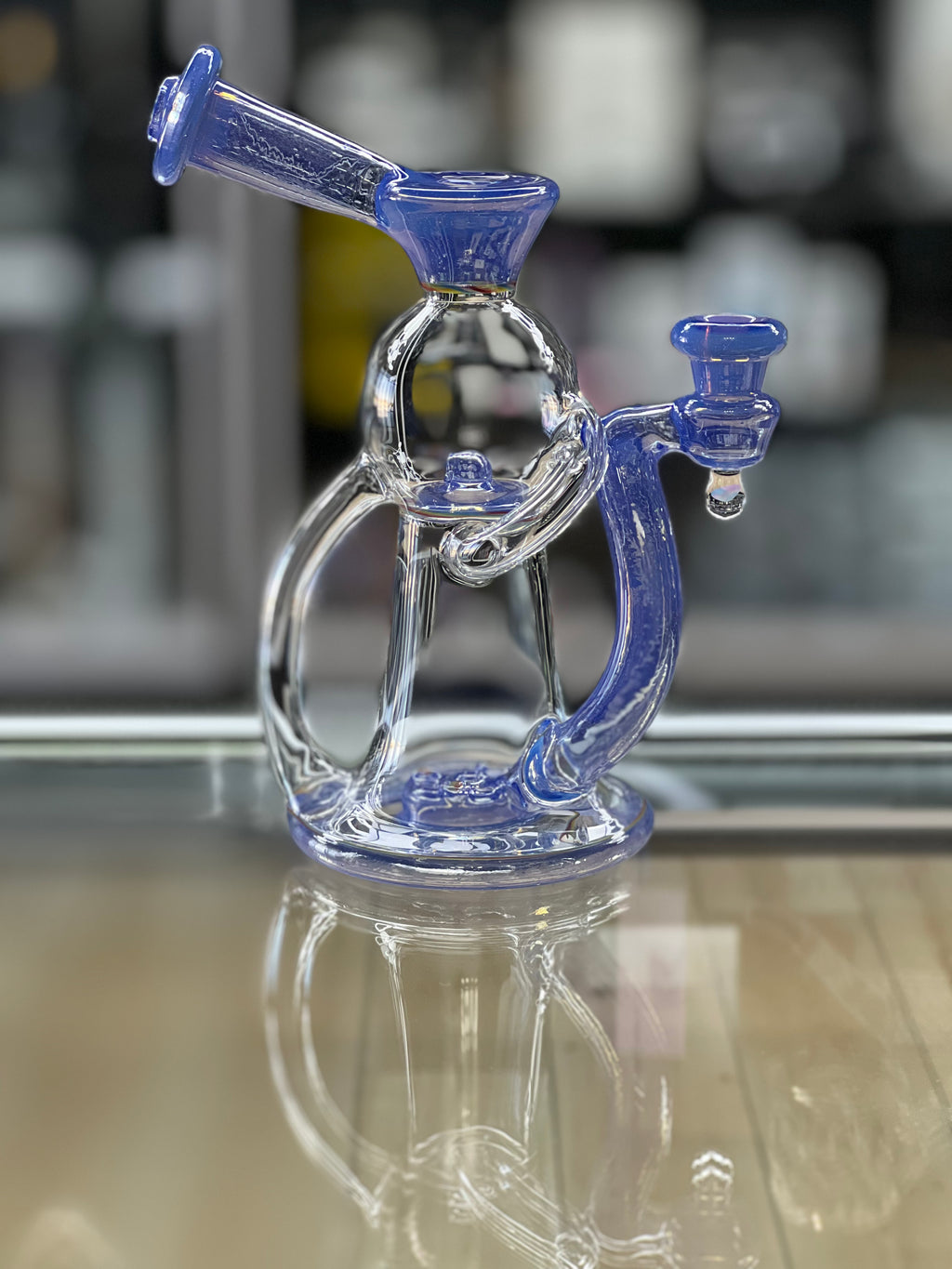 om glass waterslide at hex smoke shop