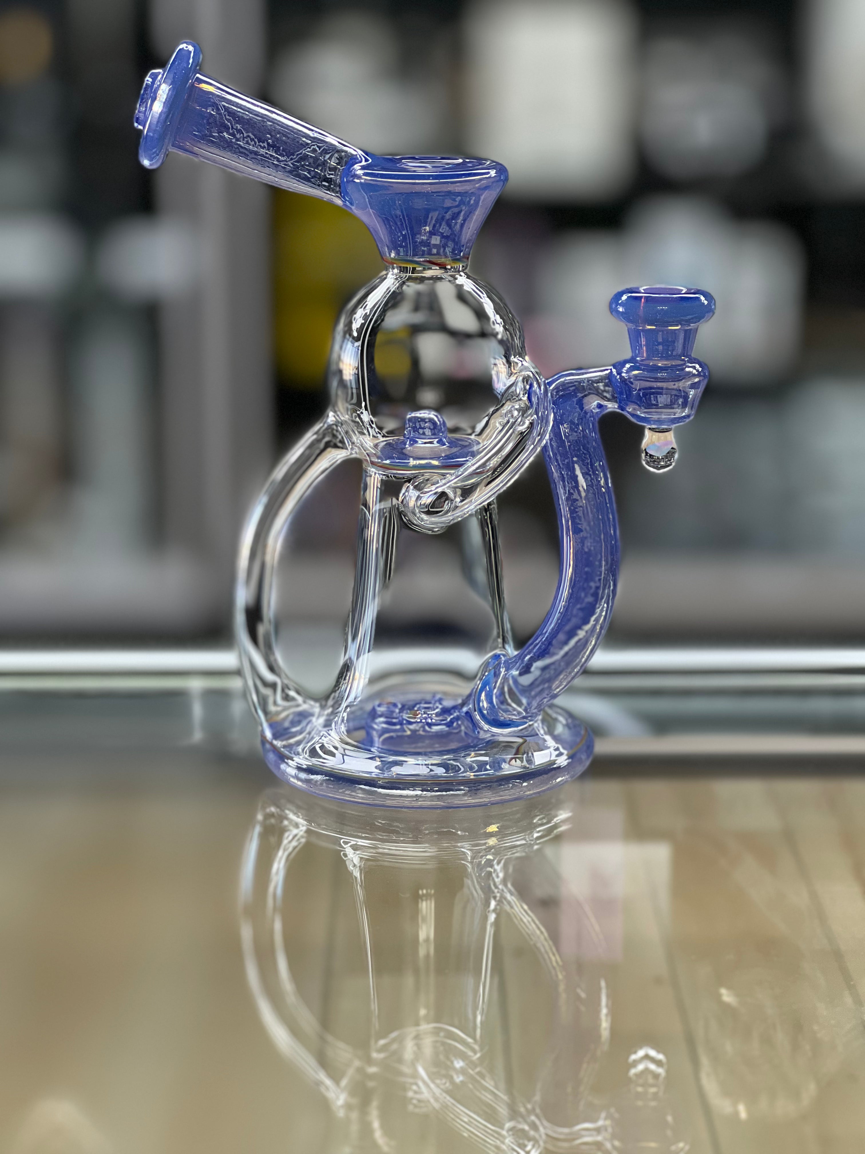 om glass waterslide at hex smoke shop