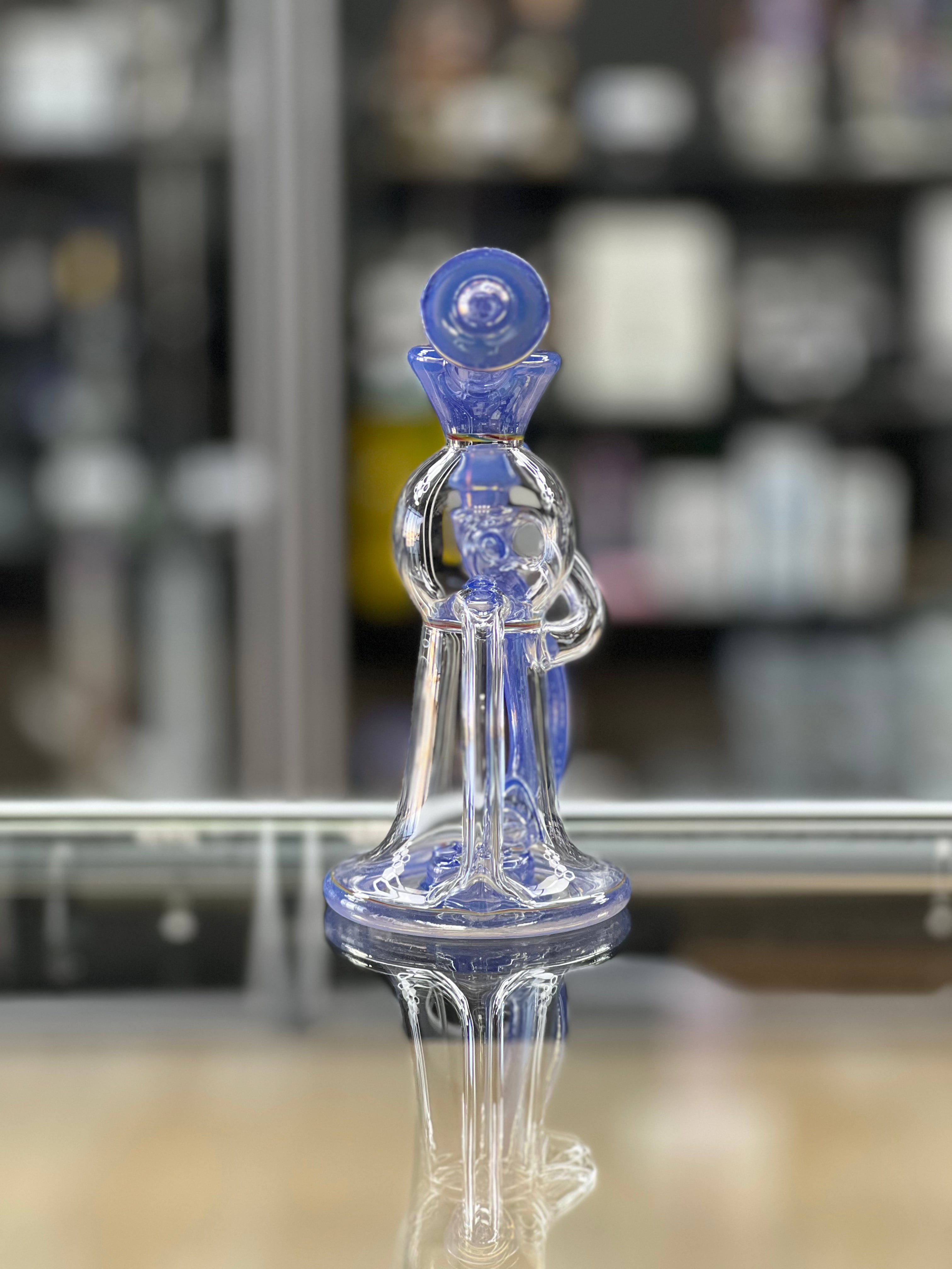 om glass water slide rear view at hex smoke shop