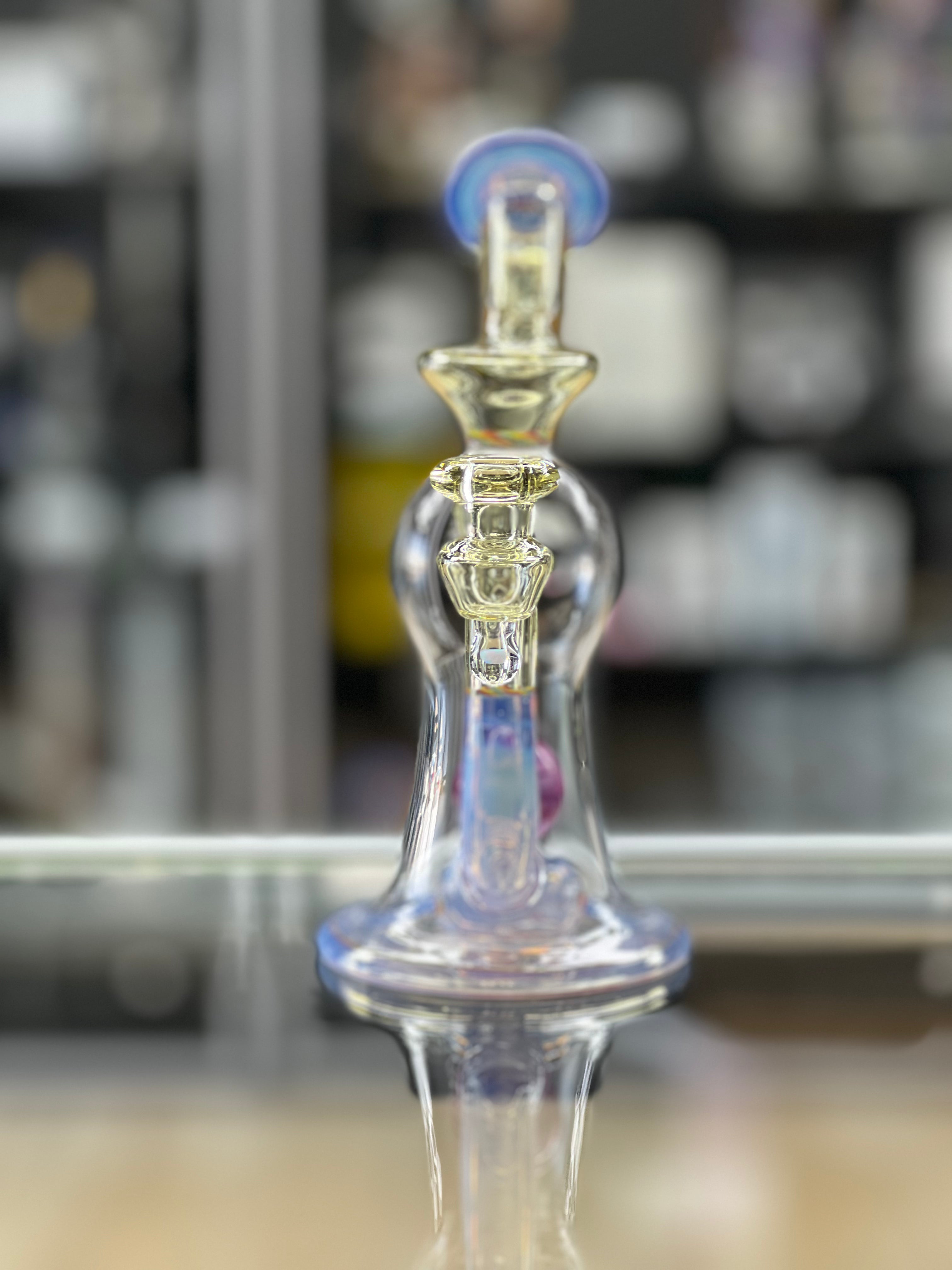 om glass terp cannon front view at hex smoke shop