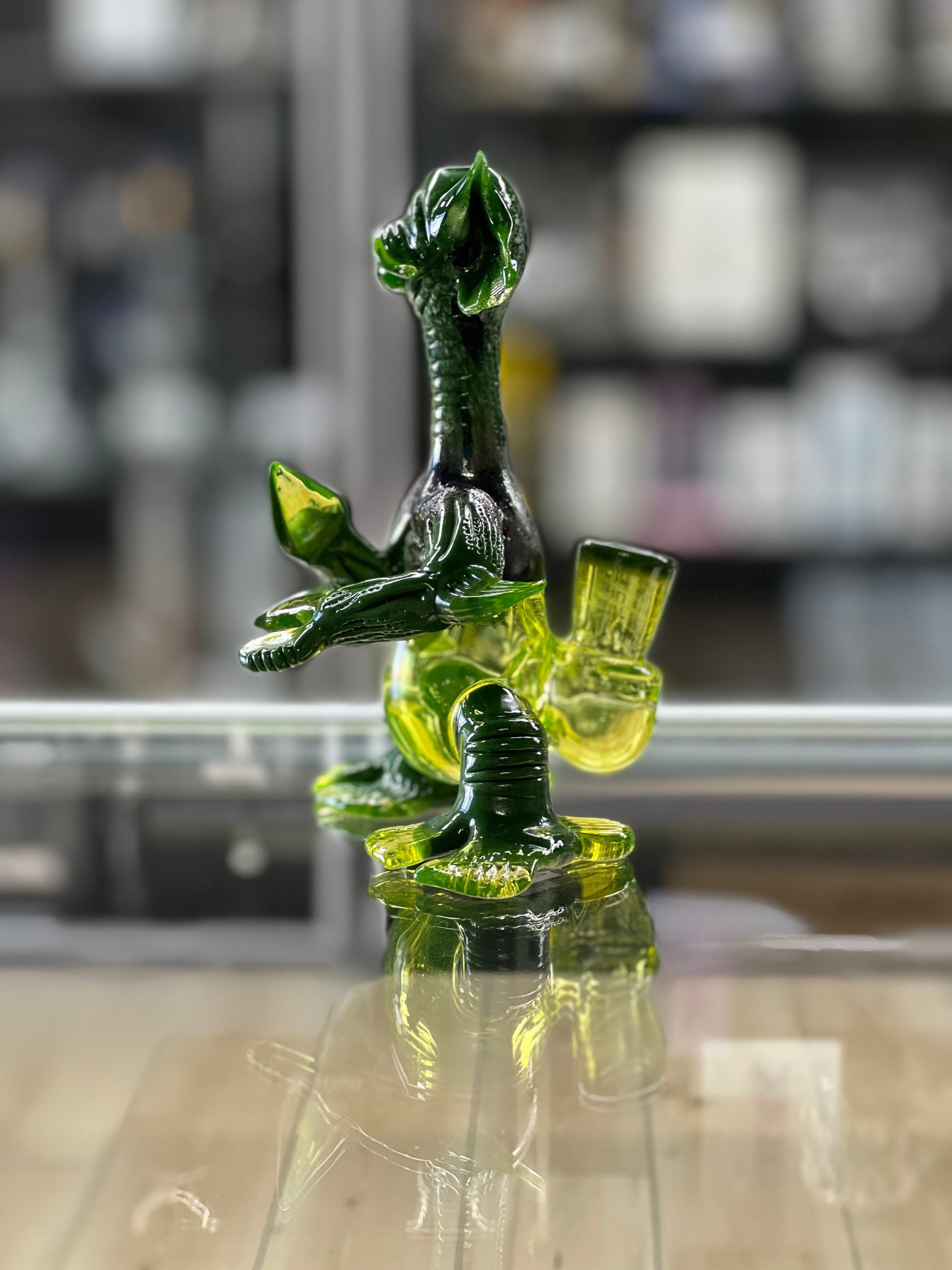 side view of merc creature at hex smoke shop