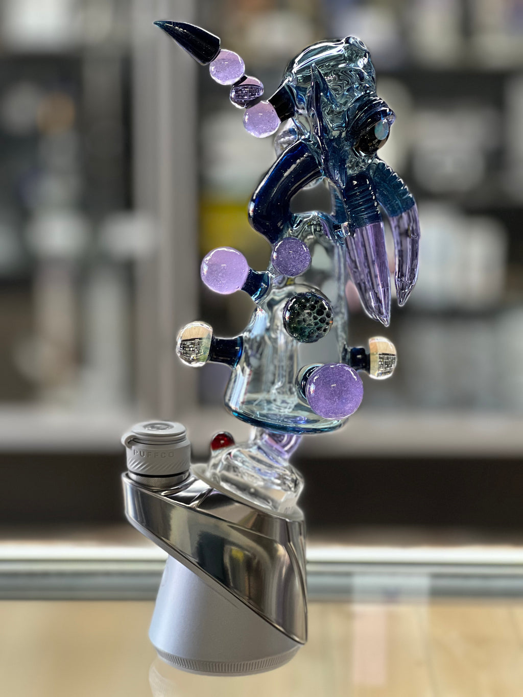 side view of cthulhu at hex smoke shop