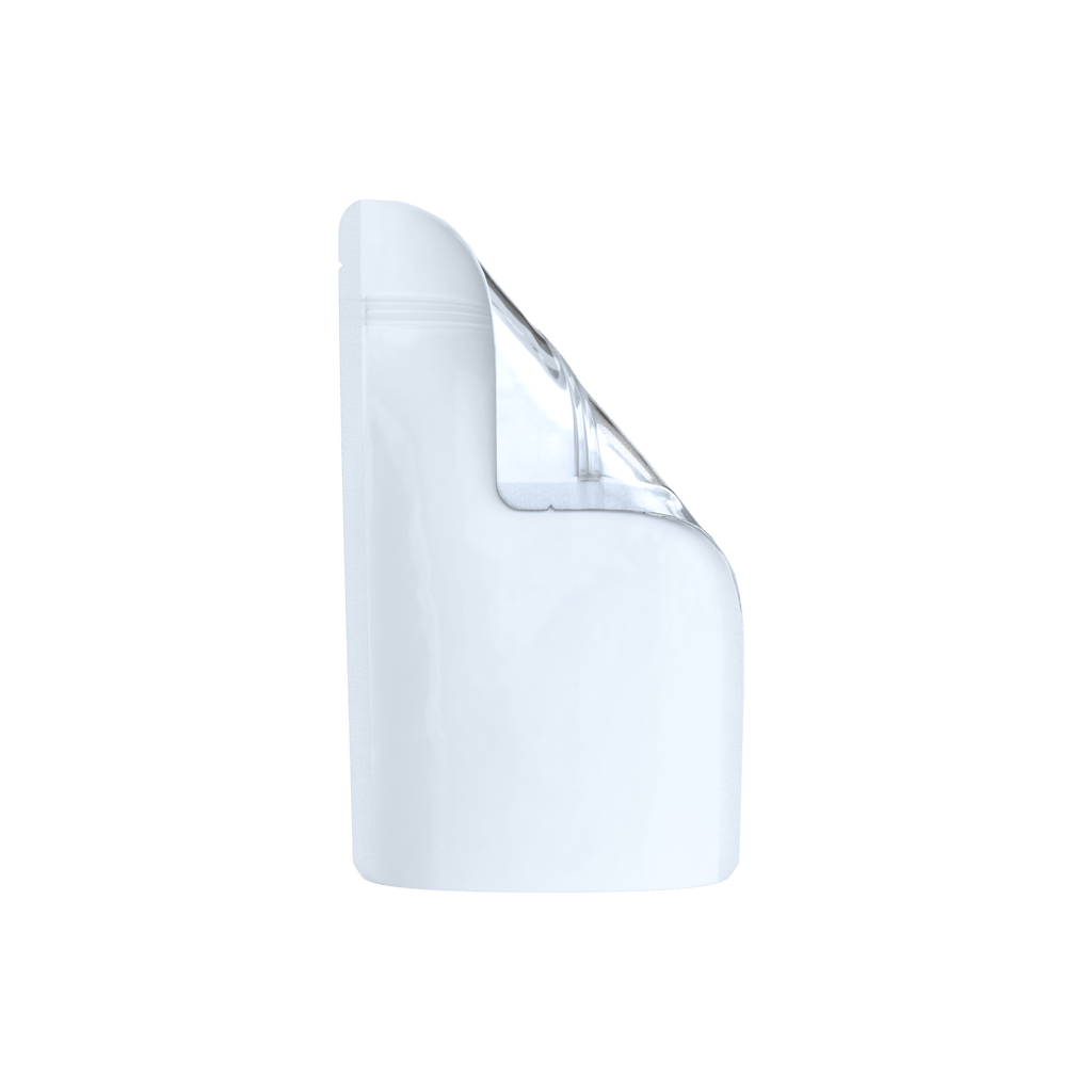 1/4oz White Mylar Bags 100pk