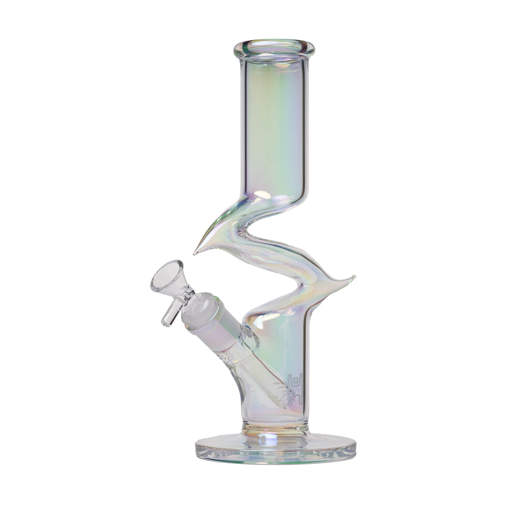 Human Grade 10.5" Iridescent Zing Water Pipe