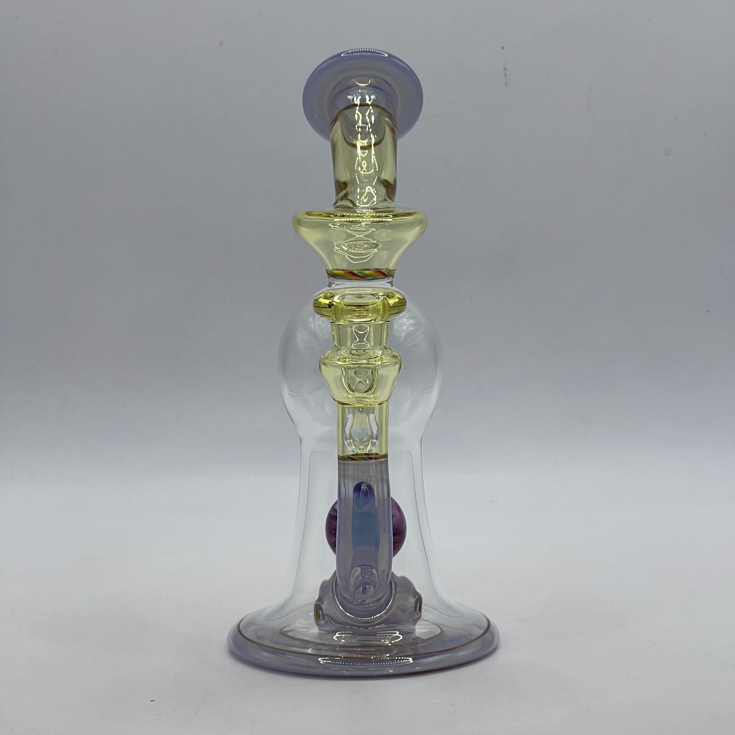 OM Glass Terp Cannon V2 dab rig front view