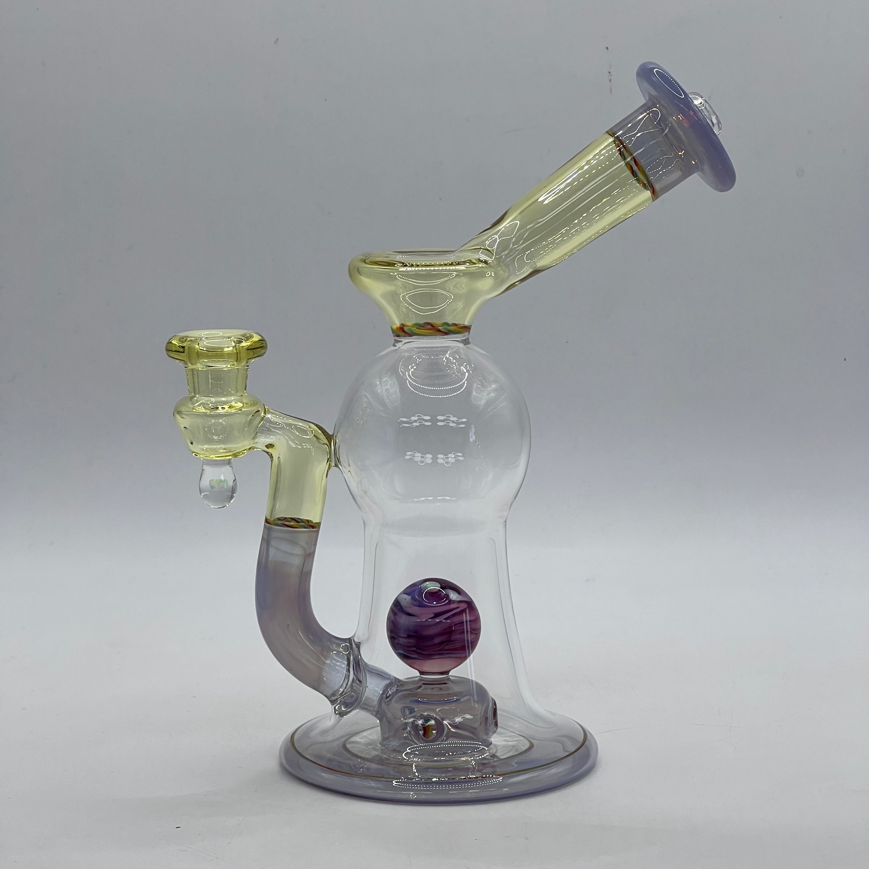 OM Glass Terp Cannon V2 1 of 1 handmade American glass rig