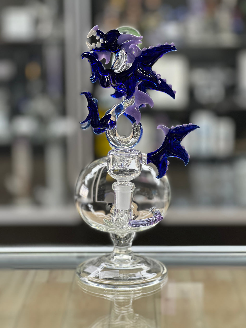 otg glass dragon water pipe at hex smoke shop