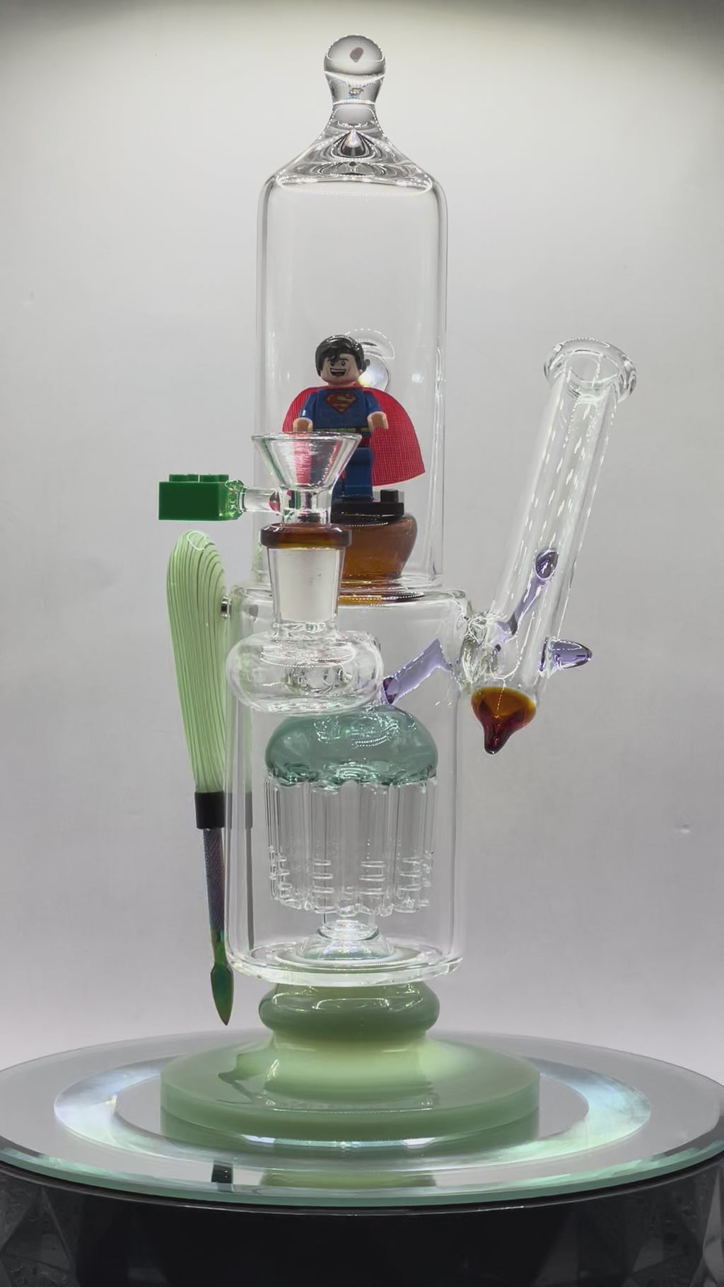 360 view of the superman water pipe from otg glass
