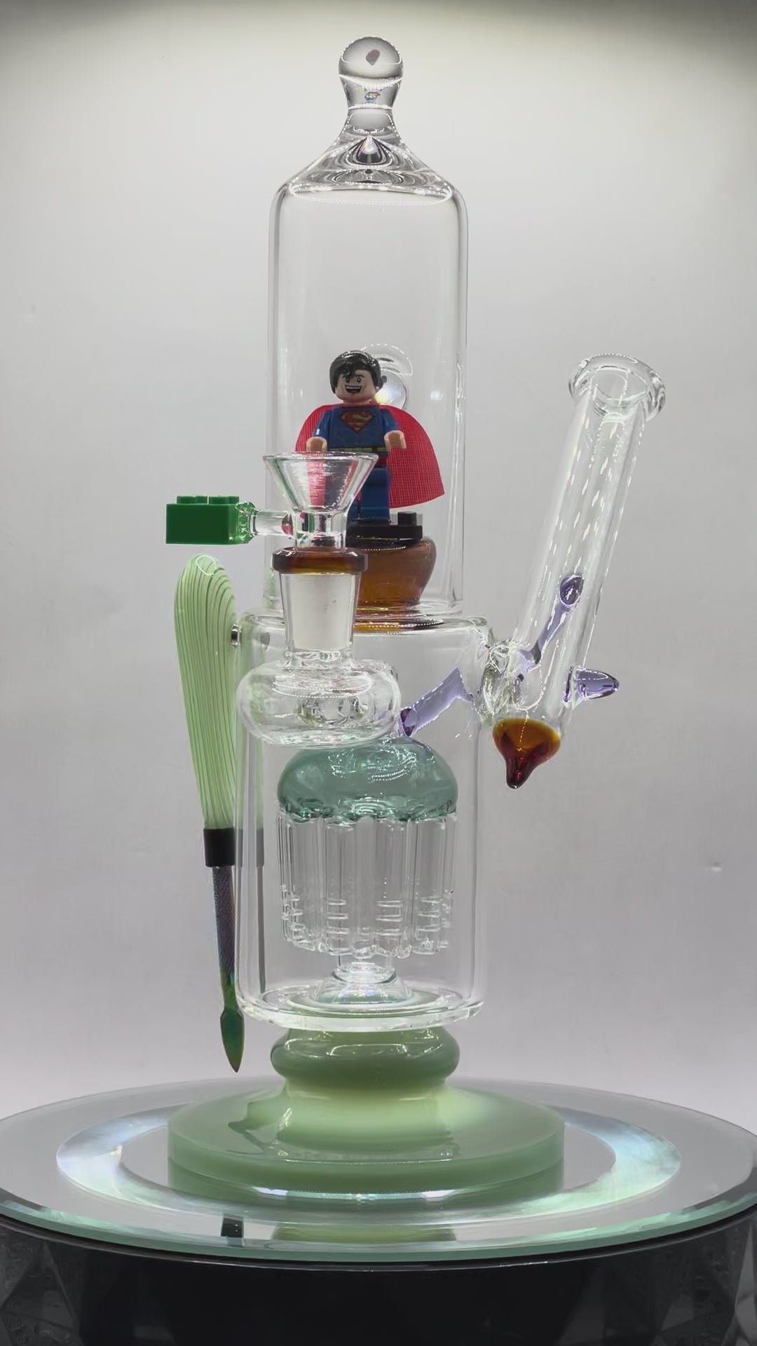 360 view of the superman water pipe from otg glass