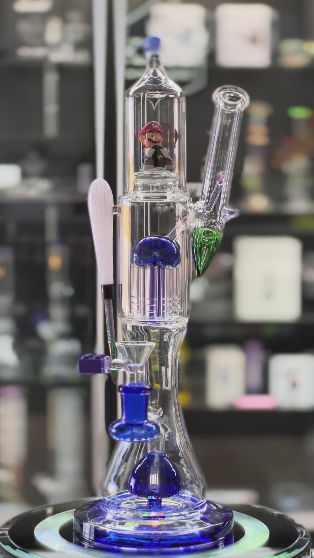 360 view of the otg glass mario water pipe