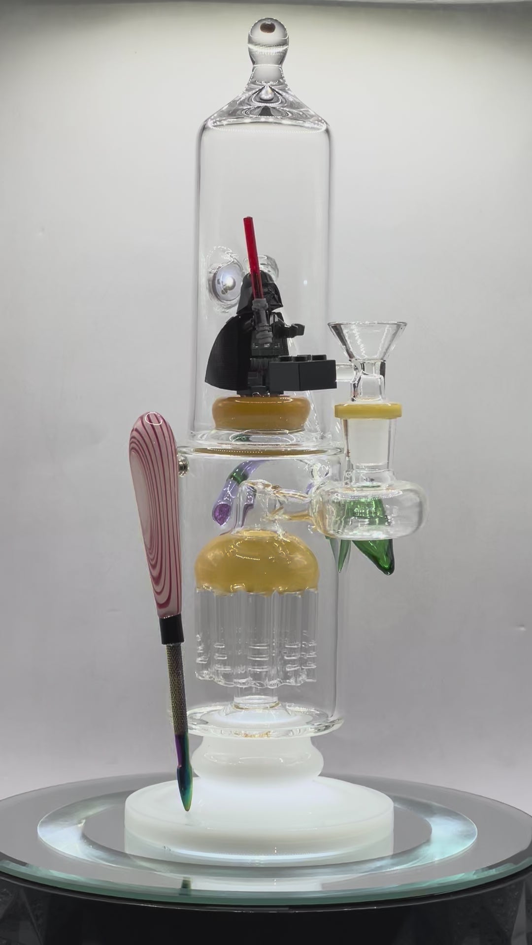 360 view of the otg glass water pipe