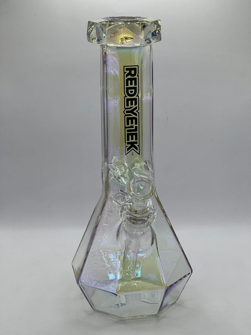Red Eye Tek Orion Water Pipe Metallic Rainbow front view