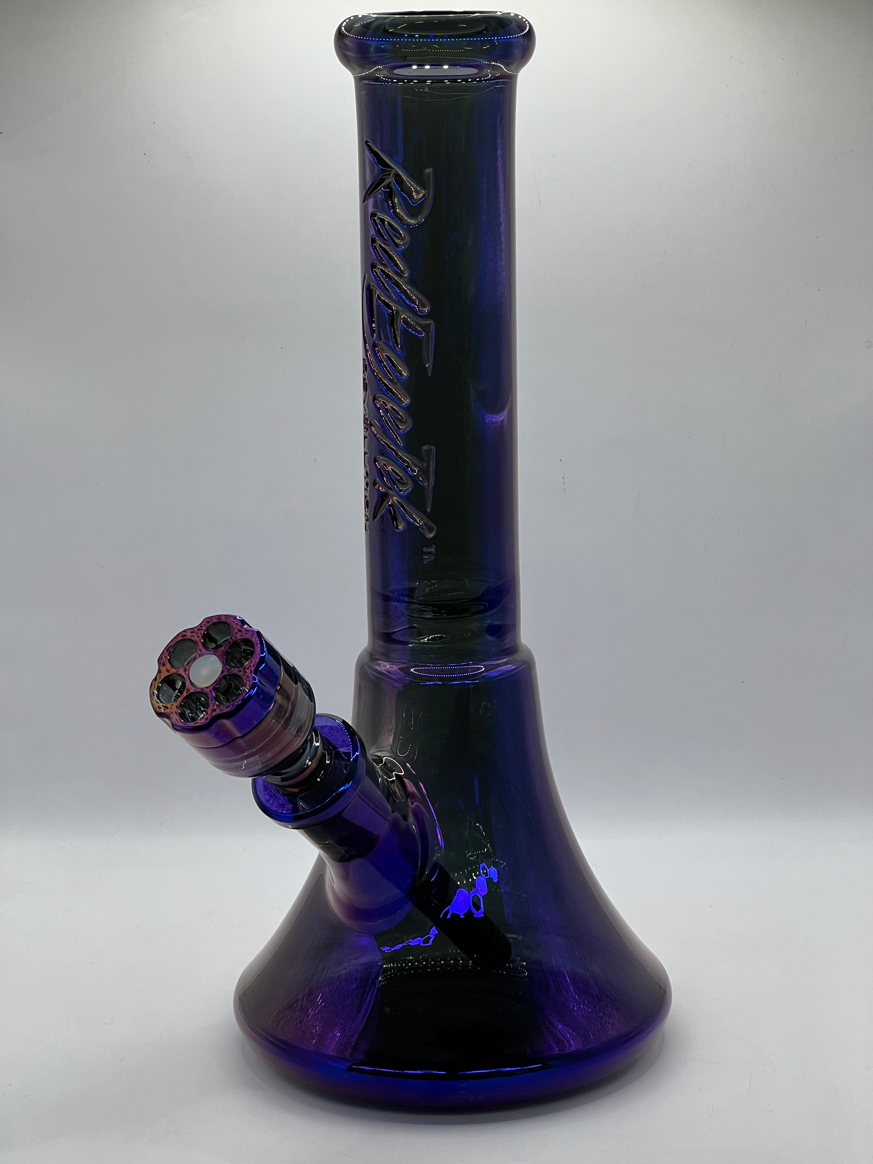 Metallic Terminator finish on Red Eye Tek Revolution water pipe
