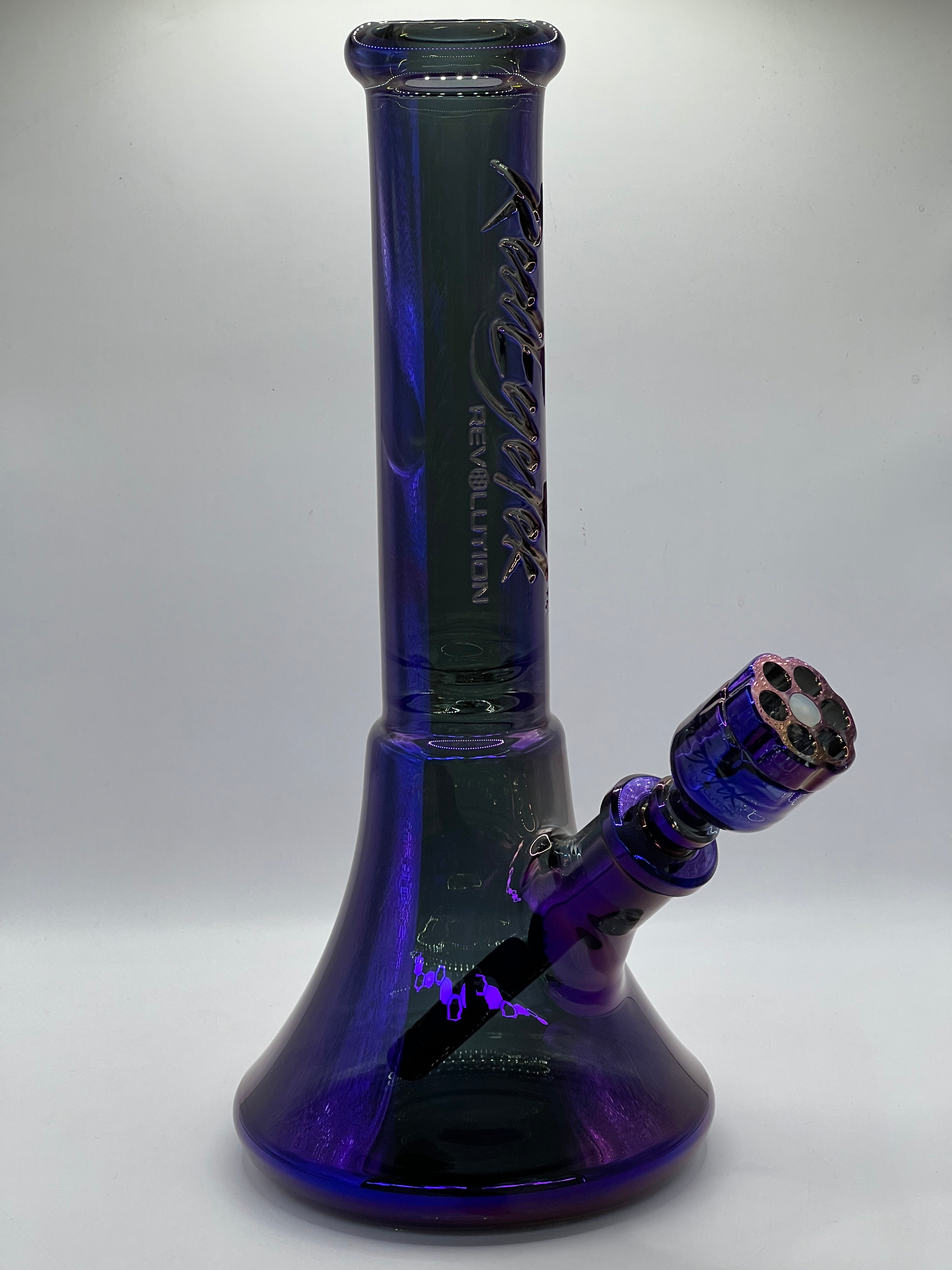 Red Eye Tek 14-inch Revolution Terminator water pipe front view