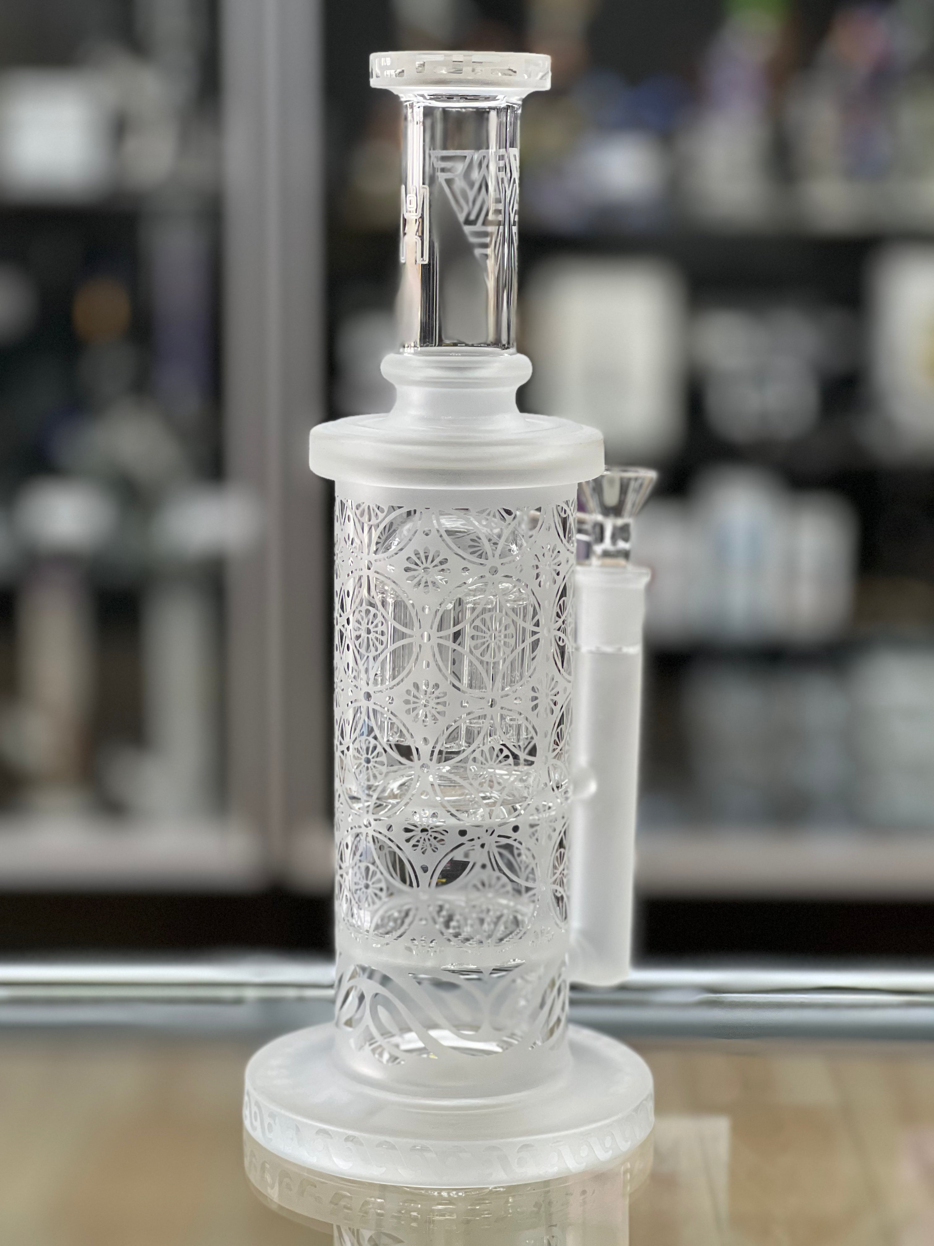 Human Grade Sacred Straight Sandblasted Water Pipe