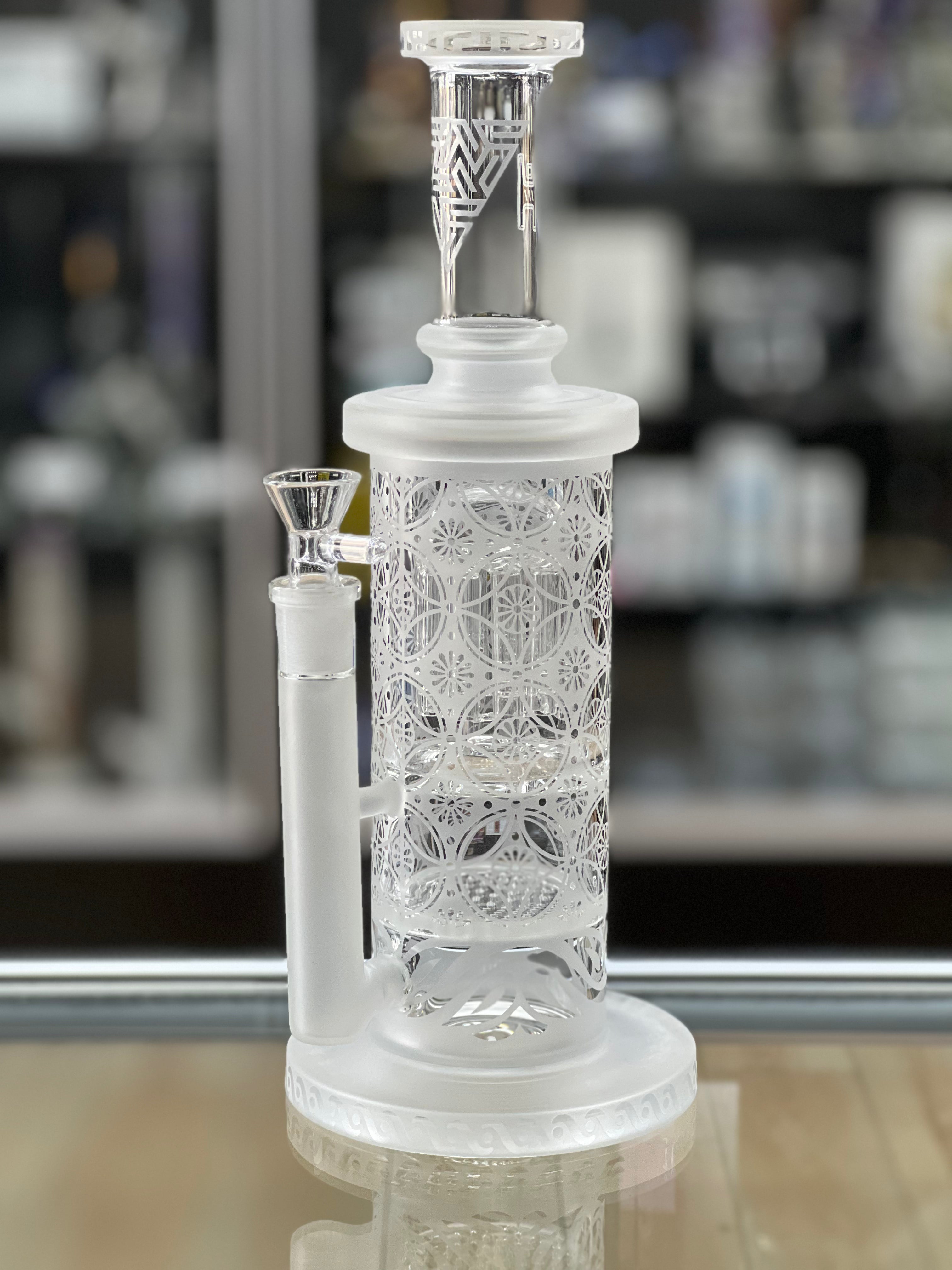 Human Grade Sacred Straight Sandblasted Water Pipe